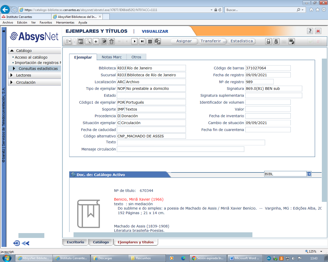 Subcoleção Machado de Assis: reúne todas as obras de e sobre Machado de Assis