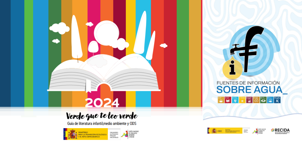 Ejemplos de portadas de guías de recursos elaboradas por RECIDA