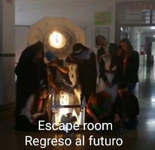 Performance para el juego de escape Regreso al futuro