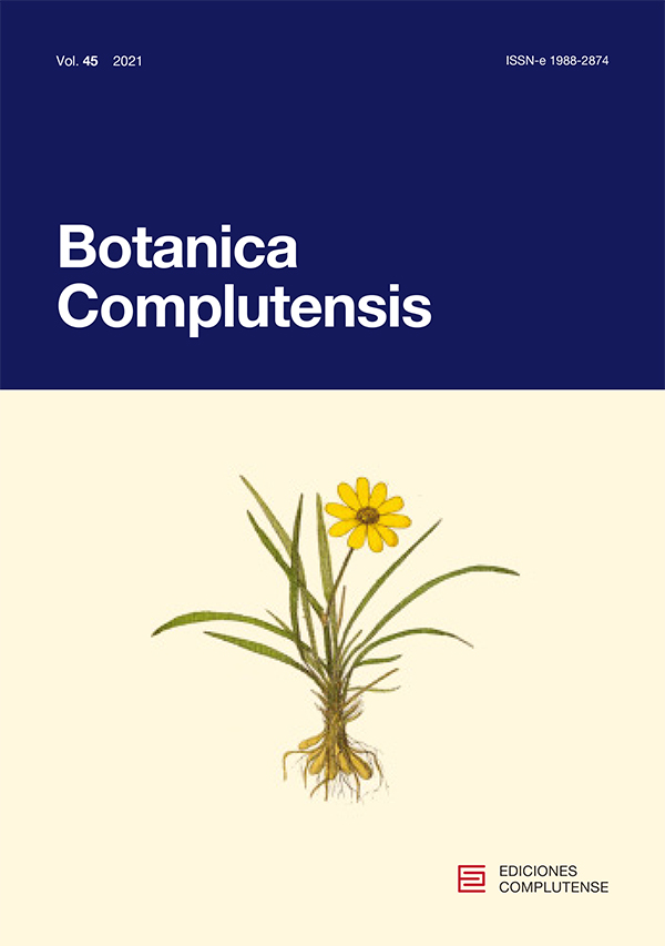Cover Botanica Complutensis 45, 2021