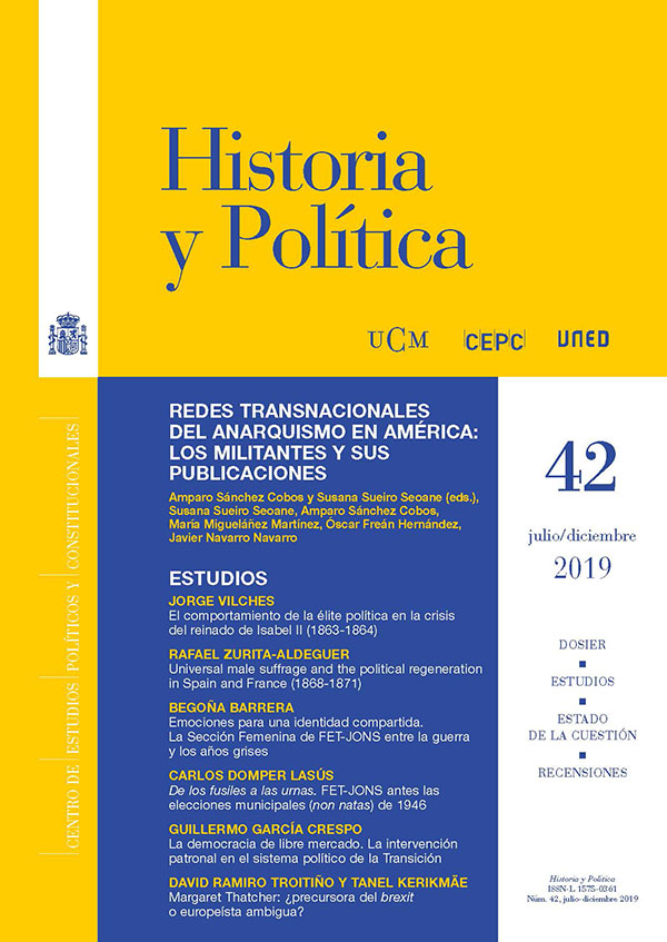 Cubierta Historia y Política Vol. 42 (2020)