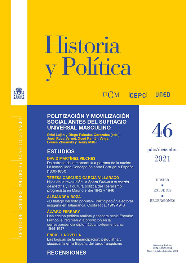 Cubierta Historia y Polític ca vol 46 (2021)