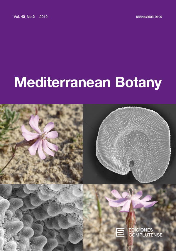 Mediterranean Botany vol. 40, no 2 (2019)
