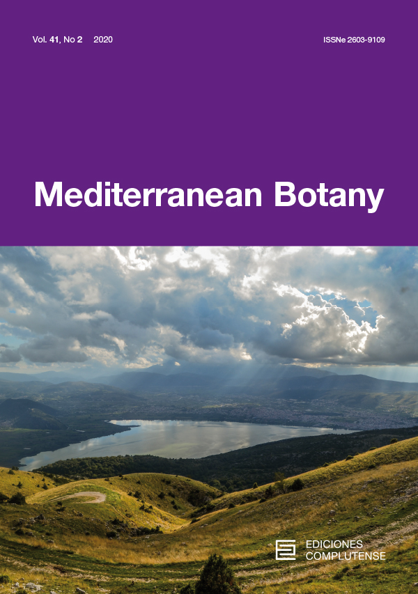 Cover Mediterranean Botany 41-2, 2020