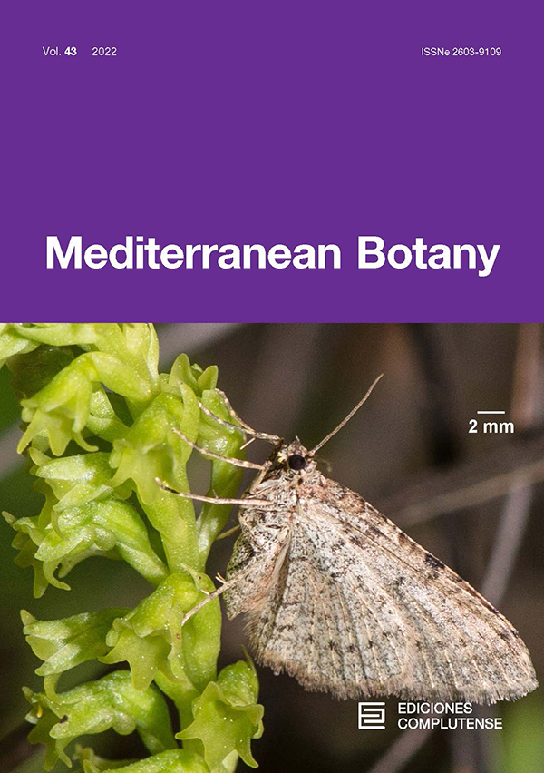 cover Mediterranean Botany 43 (2022)