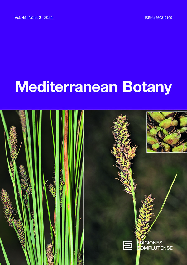 Cubierta Mediterranean Botany 45 (2)2024