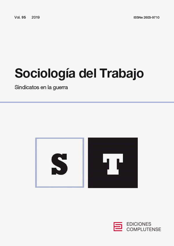 Cubierta de Sociología del Trabajo ST 95 El Taylorismo en la Universidad