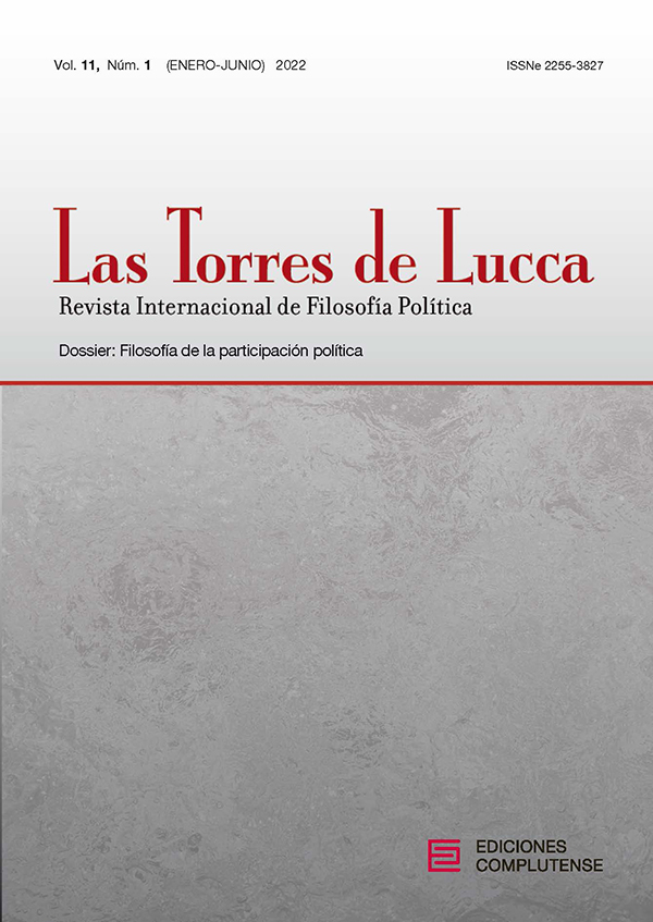 Cubierta Las Torres de Lucca vol 11 (1)2022