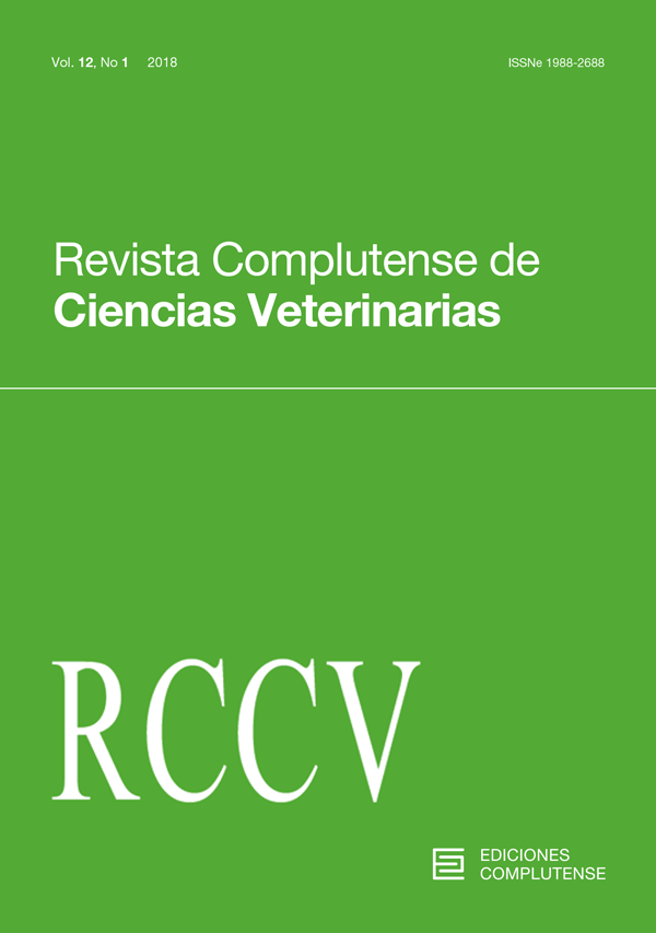 Cubierta de Revista Complutense de Ciencias Veterinarias Vol 12, No 1 (2018)