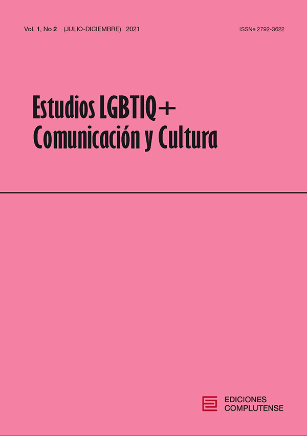 Cubierta Estudios LGBTiQ+ Comunicación y Cultura 2(1) 2021