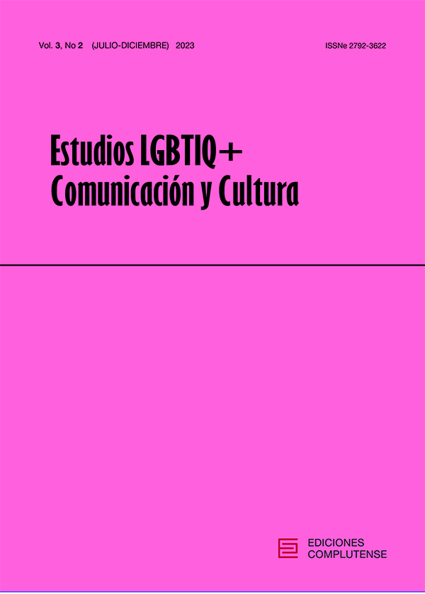 Cubierta Estudios LGBTIQ+ Comunicación y Cultura 3(2) 2023