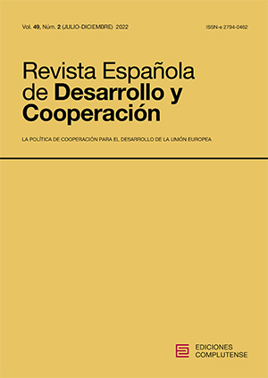 Cubierta Revista Española de Desarrollo y Cooperación 49 (2) 2022