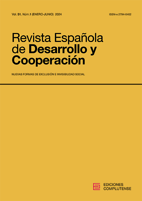 Cubierta Revista Española de Desarrollo y Cooperación 51(1) 2024