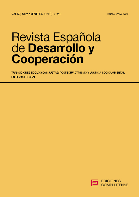 Cubierta Revista Española de Desarrollo y Cooperación 53(1) 2026