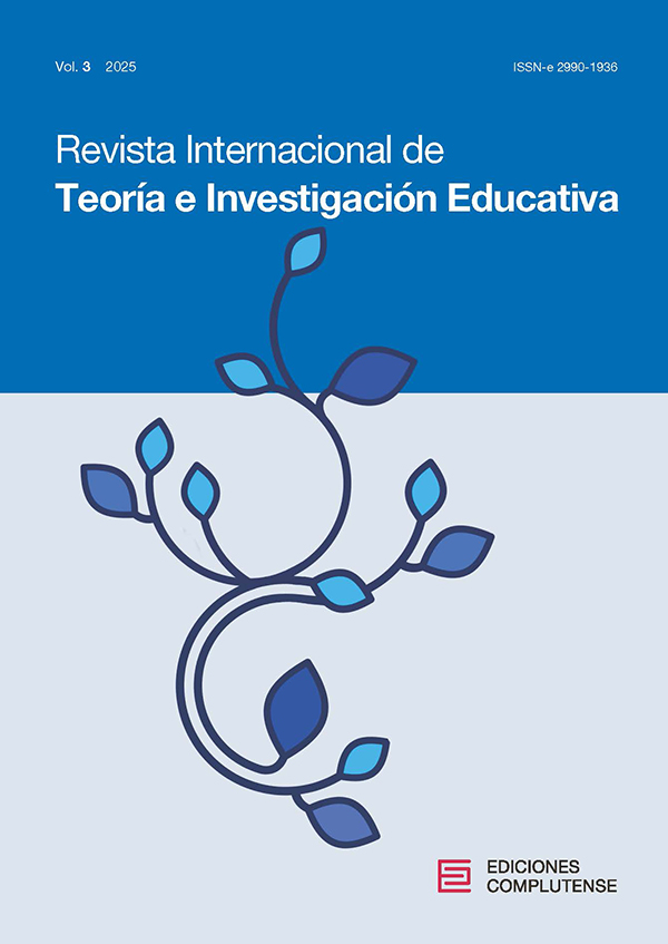 Cubierta Revista Internacional de Teoría e Investigación Educativa 3 (2025)
