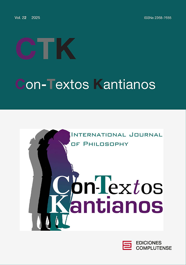 Cubierta Con-textos kantianos 22 (2025)