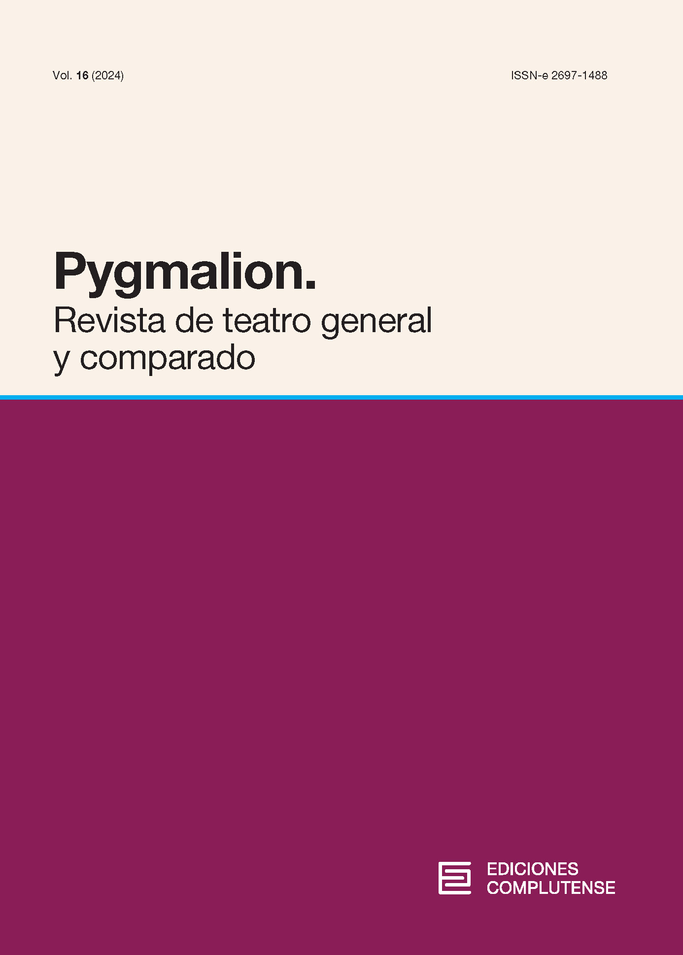 cubierta Pygmalion 16 (2024)