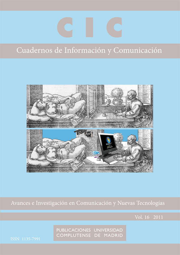 					Ver Vol. 16 (2011): Avances e investigación en comunicación y nuevas tecnologías
				