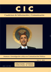 					View Vol. 15 (2010): Avances e investigación crítica en Comunicación Política
				
