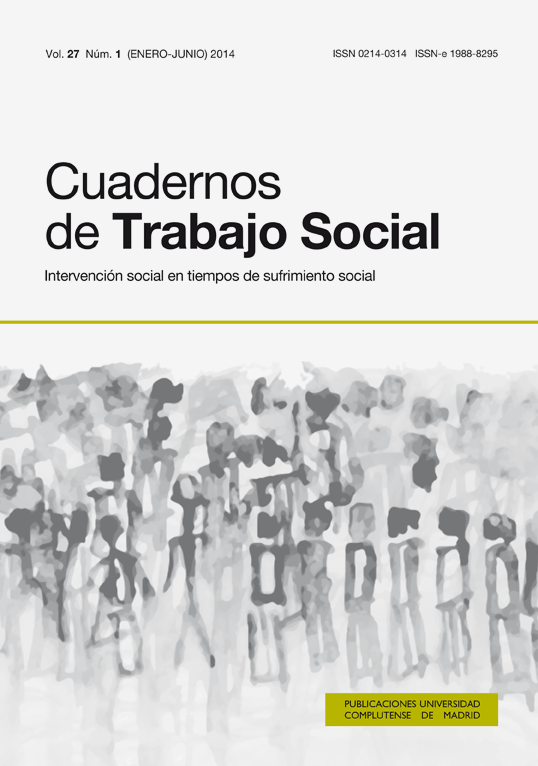 Cubierta de CuaCuadernos de Trabajo Social Vol. 27, Núm. 1 (2014)