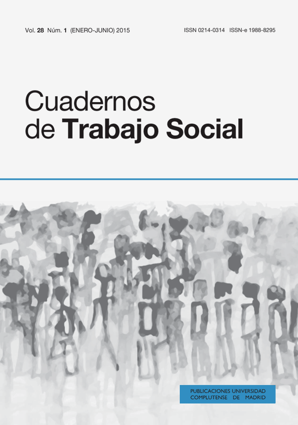Cubierta Cuadernos de Trabajo Social Vol. 28, Núm. 1 (2015)