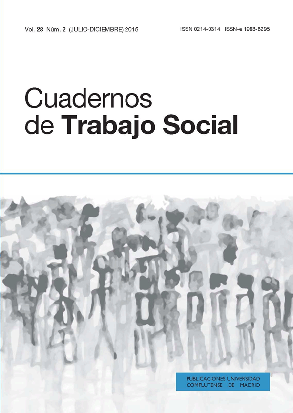 Cubierta Cuadernos de Trabajo Social vol 28, nº1 (2015)