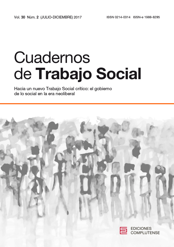 Cubierta Cuadernos de Trabajo Social vol 30-2 (2017)