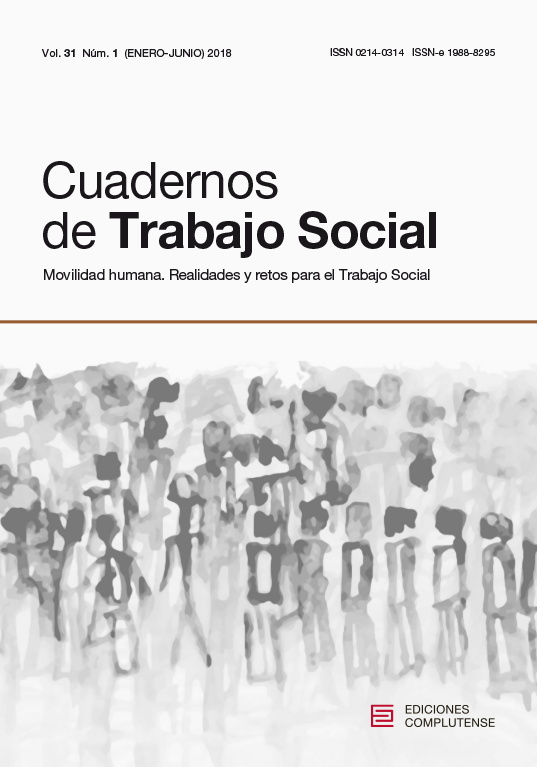 Cubierta de Cuadernos de Trabajo Social Vol. 31, Núm. 1 (2018)