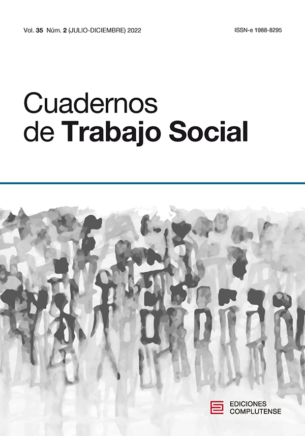 Cubierta Cuadernos de Trabajo Social vol 35 (2)2022