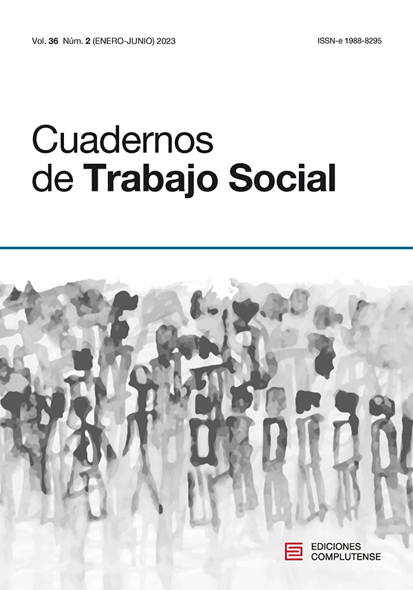 Cubierta Cuadernos de Trabajo Social 36 (2) 2023