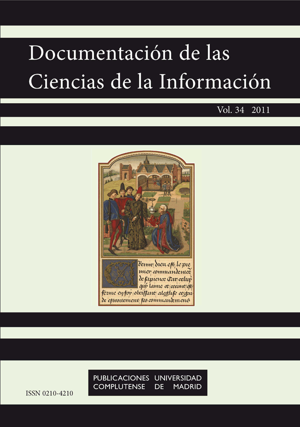 cubierta Documentacion de las ciencias de la información