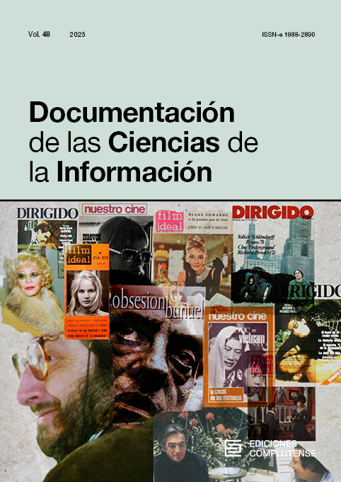 Cubierta Documentación de las Ciencias de la Información 48 (2025)
