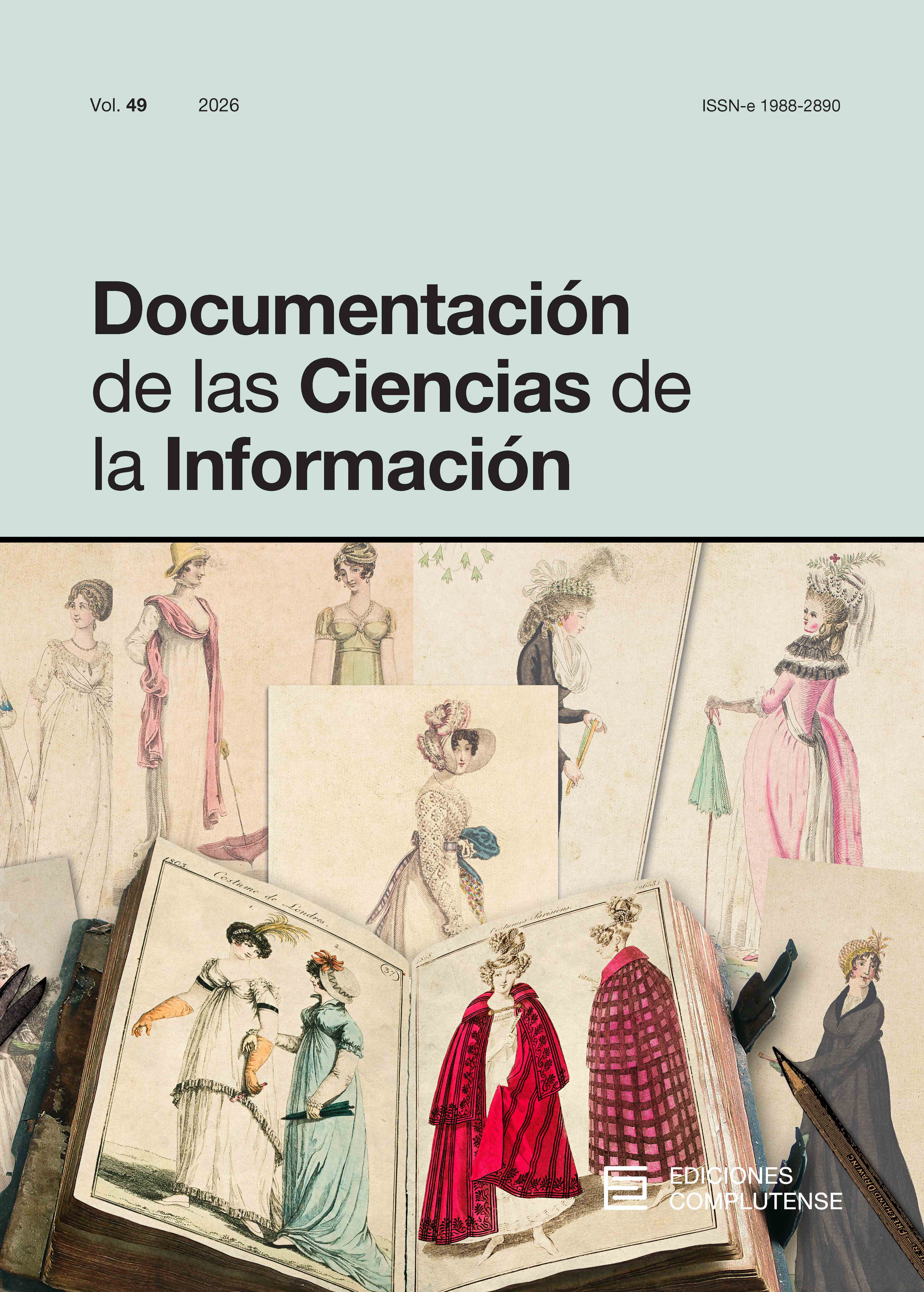 Cubierta Documentación de las Ciencias de la Información 49 (2026)