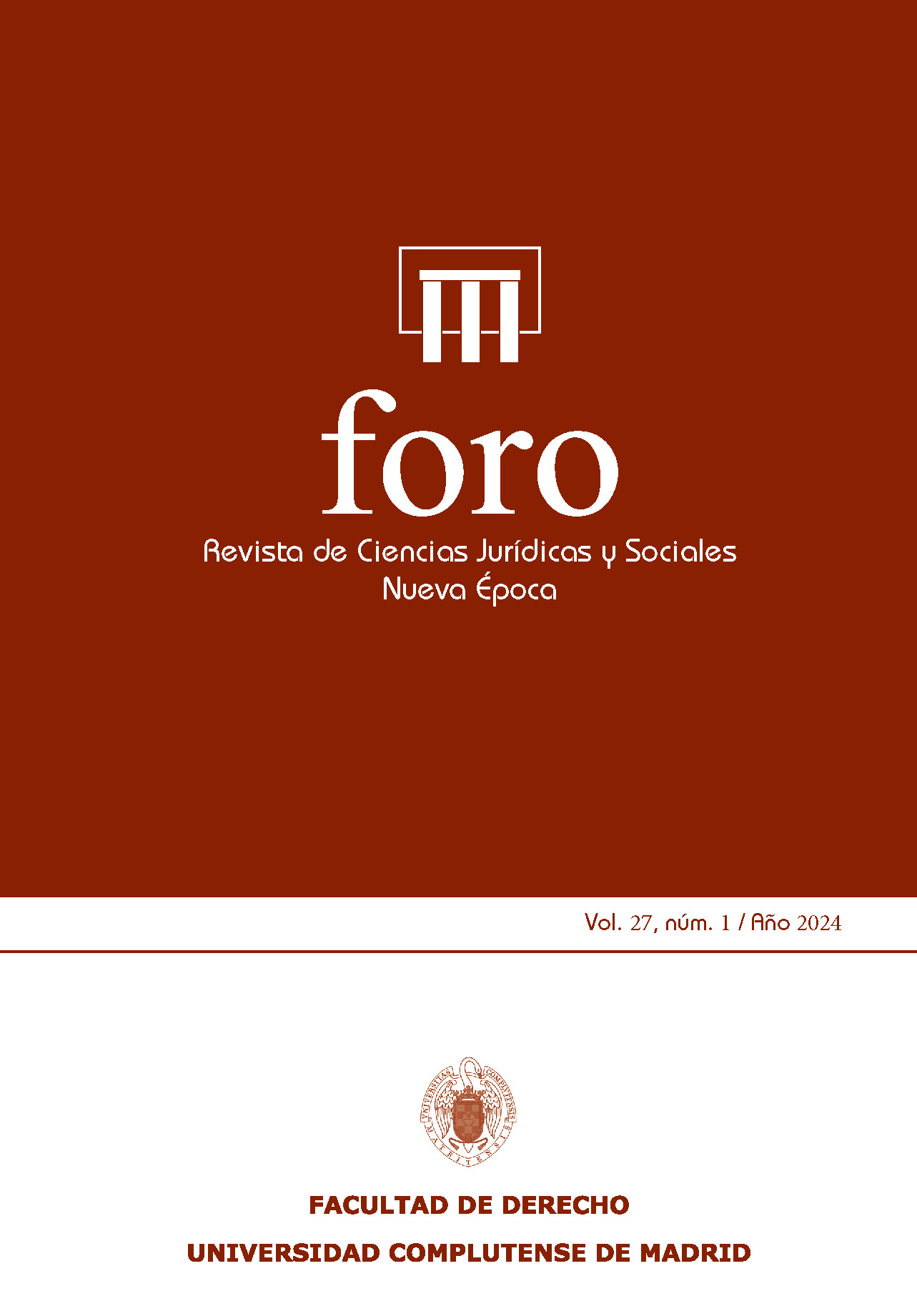 Cubierta Foro 27(1) 2024