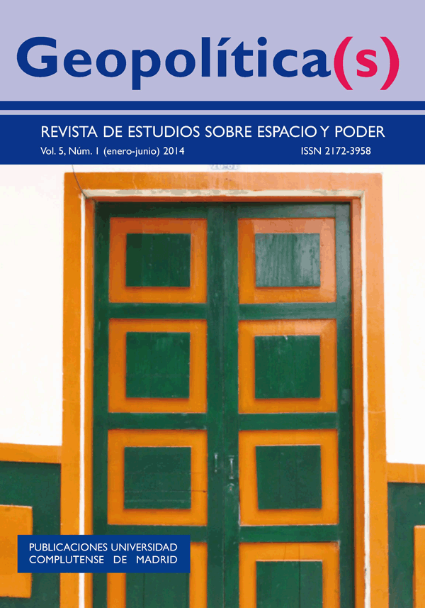 Cubierta Geopolíticas vol 5-1 (2014)