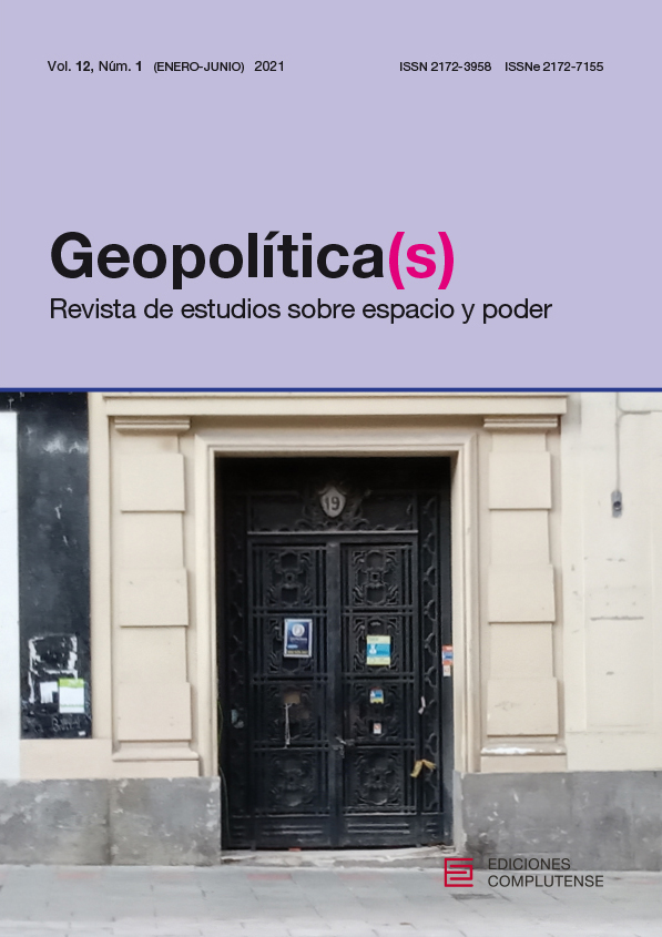 Cubierta de Geopolítica(s) Vol. 12, Núm. 1 (2021)