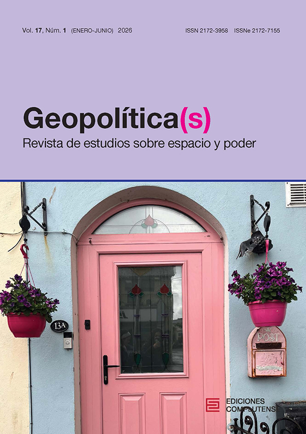 Cubierta Geopolítica(s) 17 (1)2026