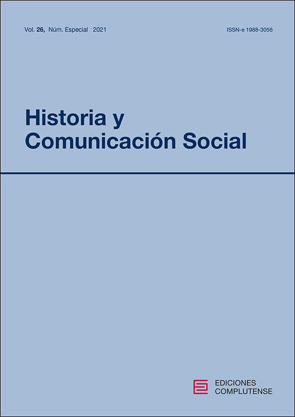 cubierta Historia y Comunicación Social 26-Núm. Especial (2021)