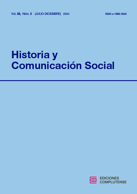 cubierta Historia y Comunicación Social 29(2) 2024