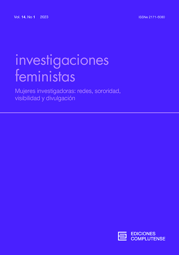 Cubierta Investigaciones Feministas 14 (1)2023