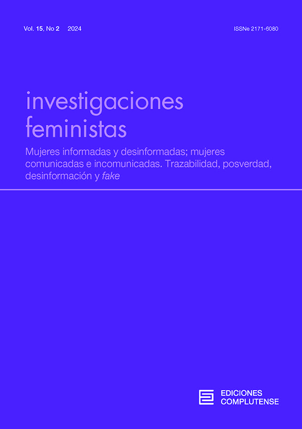 Cubierta Investigaciones Feminists 15 (2)2024