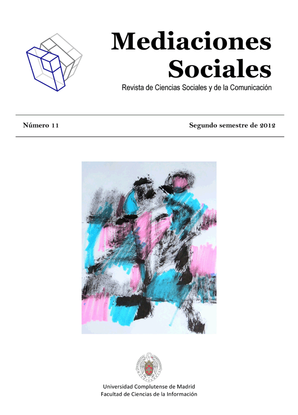 Cubierta Mediaciones Sociales nº 11 (2012)