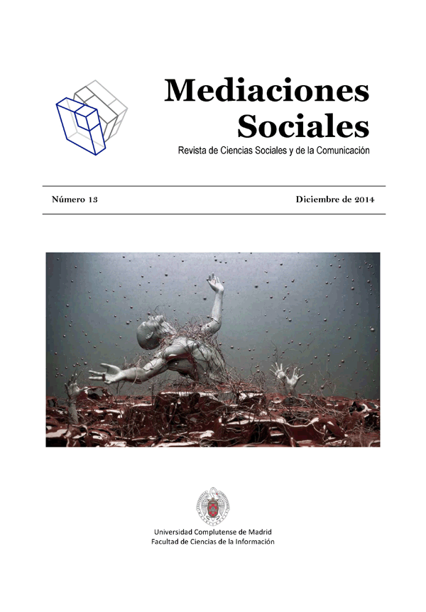 Cubierta Mediaciones Sociales nº 13 (2014)