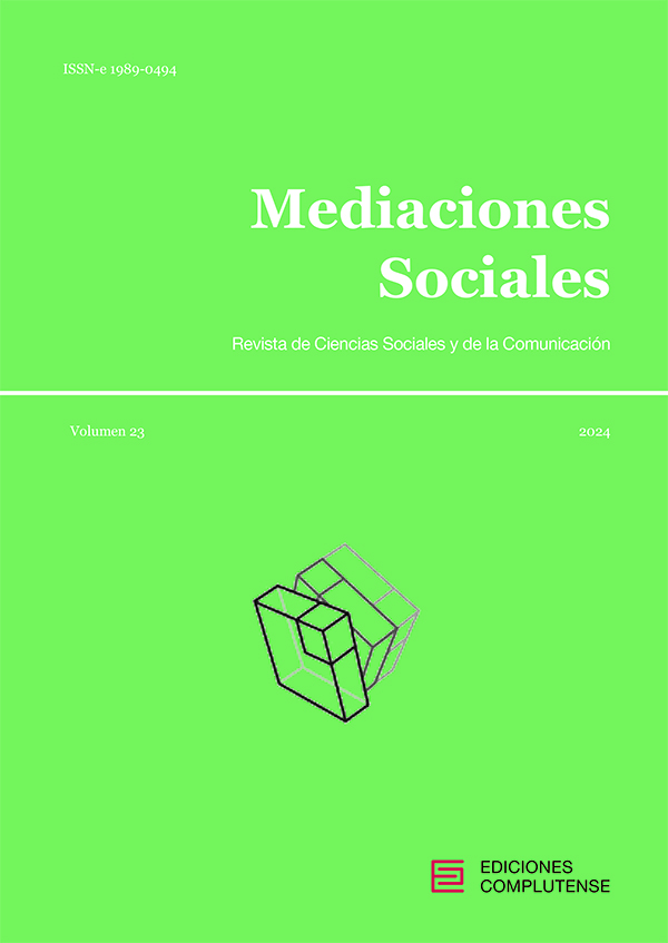 Mediaciones sociales. Revista de Ciencias Sociales y de la Comunicación 23 (2024)