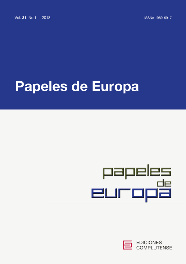 Cubierta de Papeles de Europa Vol 31, No 1 (2018)