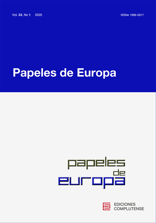 Cubierta Papeles de Europa 33-1 (2020)