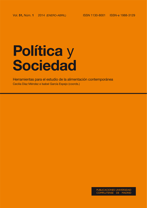 Cubierta de Política y Sociedad Vol 51, No 1 (2014): Herramientas para el estudio de la alimentación contemporánea