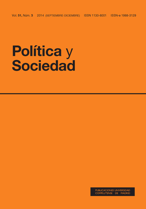 Cubierta Política y Sociedad vol 51, nº3 (2014)