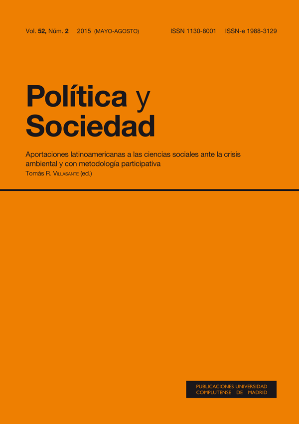 Cubierta de Política y Sociedad Vol 52, No 2 (2015)