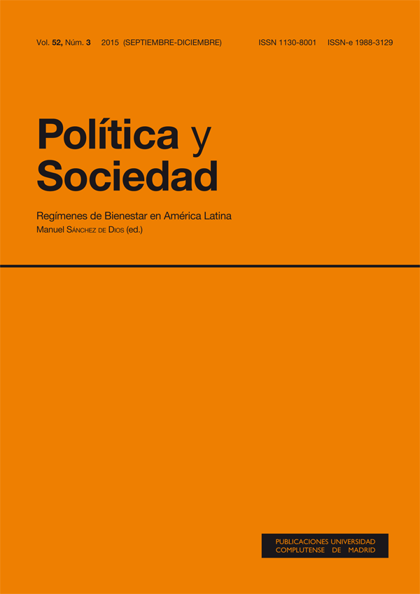 Cubierta de Política y Sociedad Vol 52, No 3 (2015): Regímenes de Bienestar en América Latina